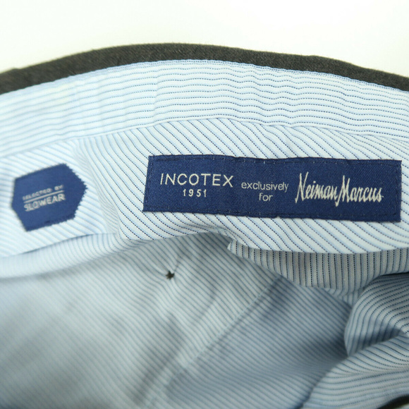 Incotex Flannel Wool Super 130s Dress Pants - Picture 5 of 5